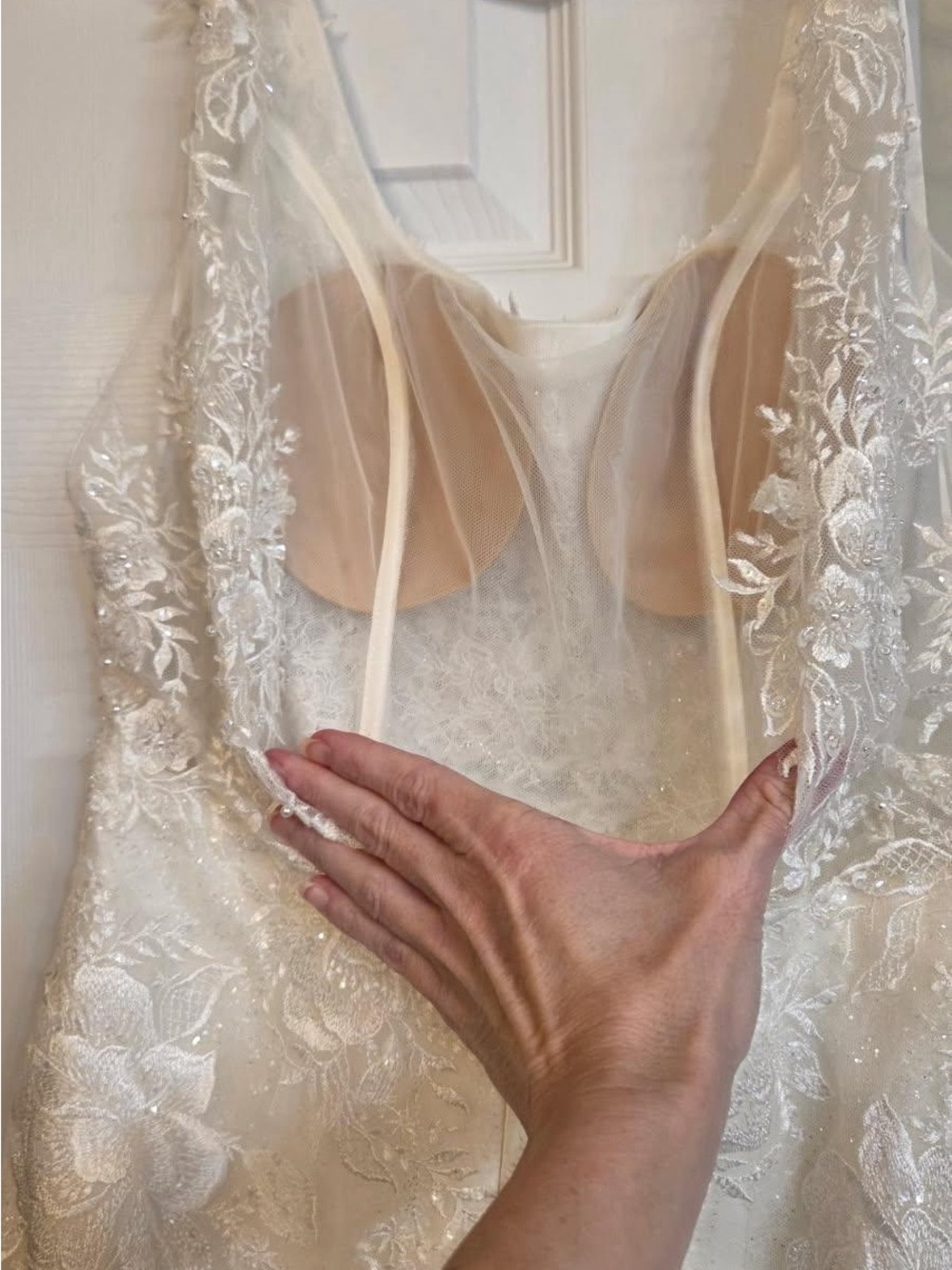 SPARKLE! SPARKLE! SPARKLE! Boda Bridal Gemma II  Mini Bridal Dress Kleinfeld - Picture 7 of 10